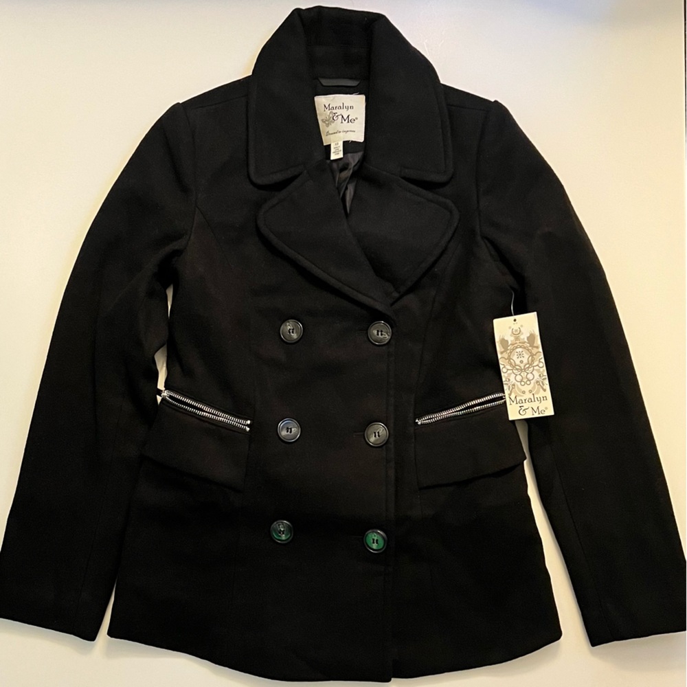 New maralyn & me pea coat, size xs